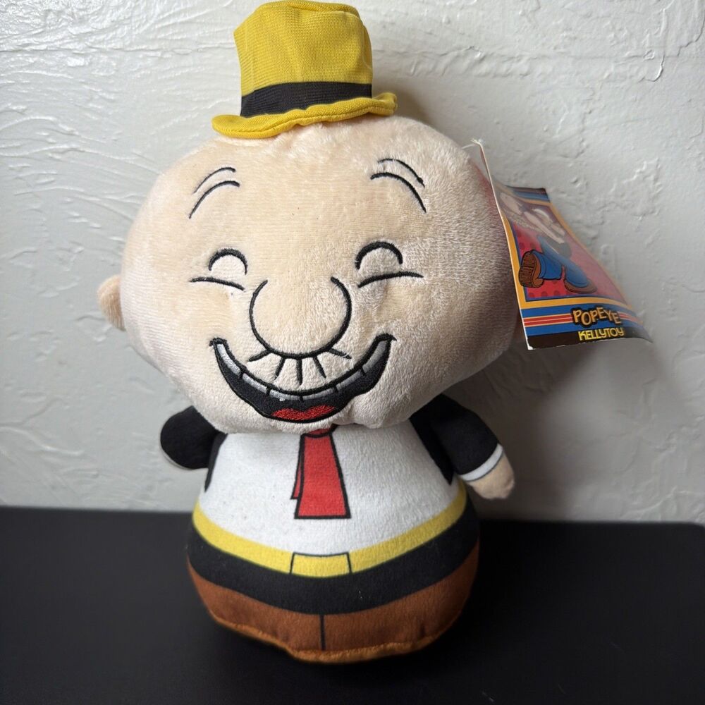 Popeye the Sailor Man 2017 11” Bean Weighted Plush Toy Kellytoy NWT!